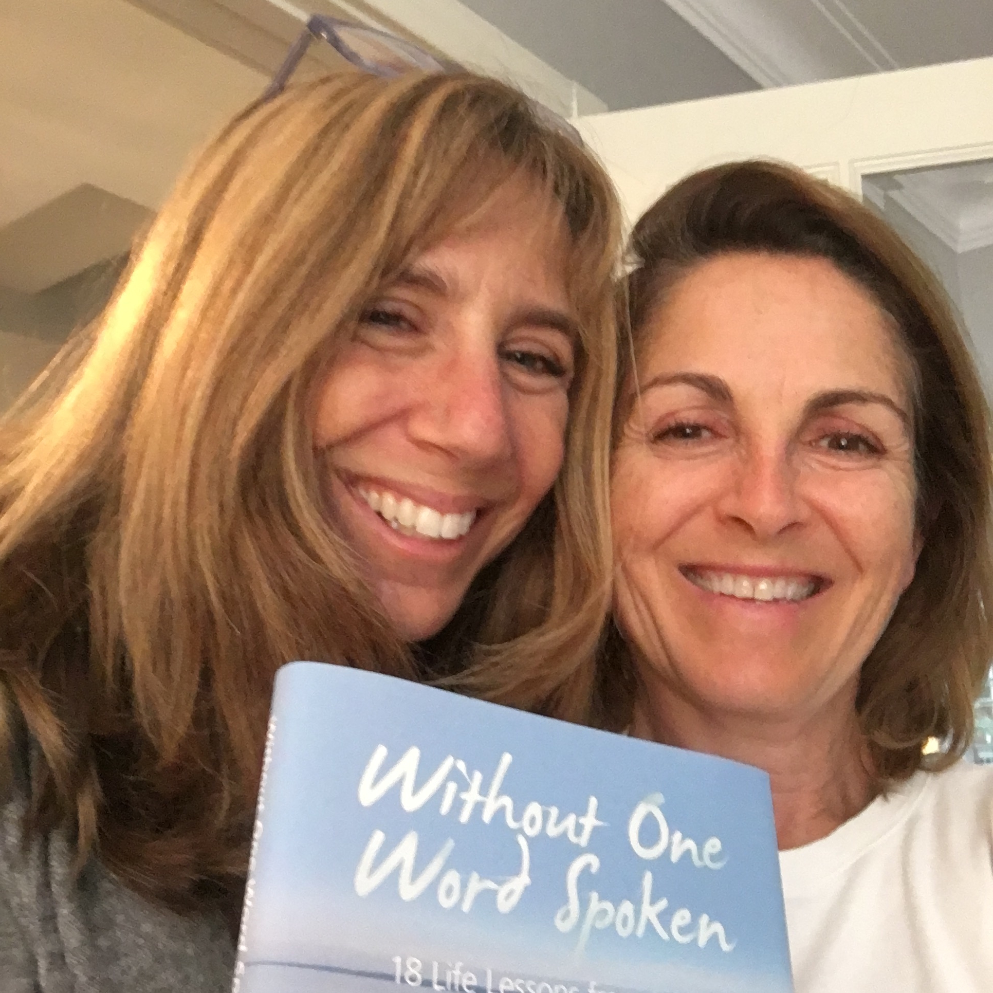 ellen schwartz and michelle kosoy with book 'without one word spoken'