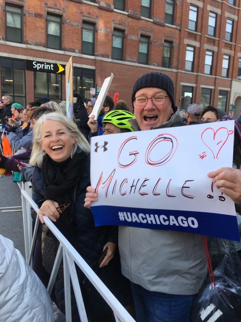 running my first marathon in Chicago